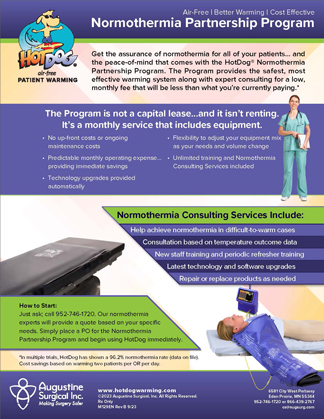 Normothermia Partnership Program Brochure