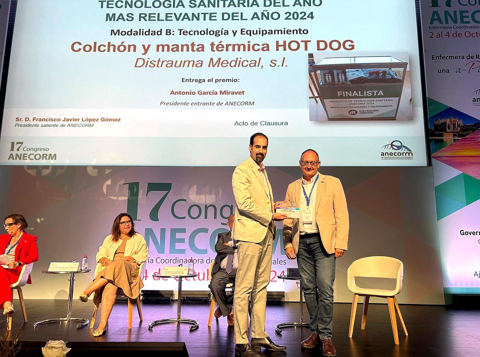Distrauma Medical Receiving the Most Relevant Health Technology of the Year 2024 Award for HotDog Patient Warming
